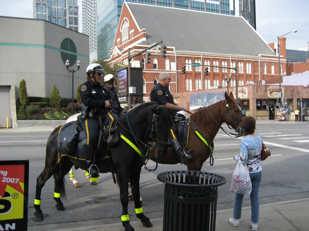 Nashville riding police by Finn Johnny Frederik…