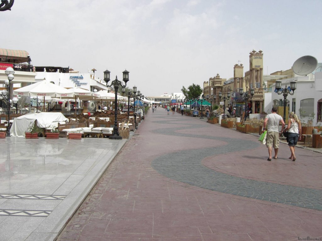 One of the main two streets - looking North by Laurie Appleton