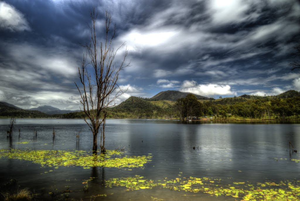 Tranquility of Lake Maroon by Rebecca Capel