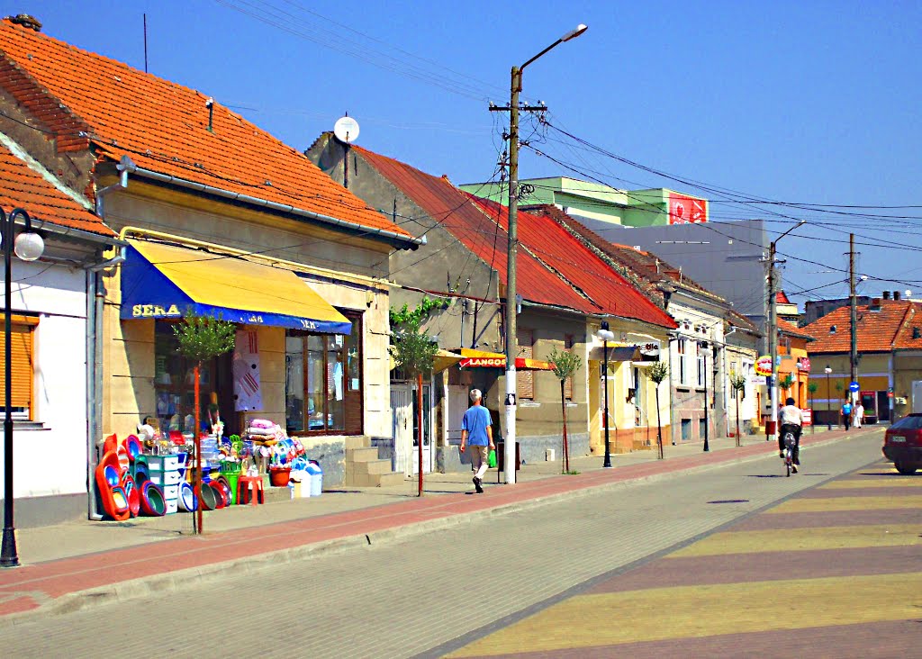 Caransebeş, strada Avram Iancu complet renovată (iulie 2012) by danger.mouse