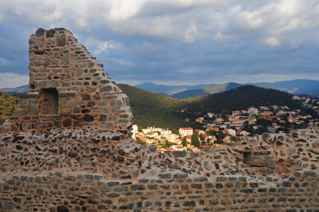 View of Hyères from the Ruins of Château des Aires, Provence-Alpes-Côte d'Azur by Oleksandra Korobova