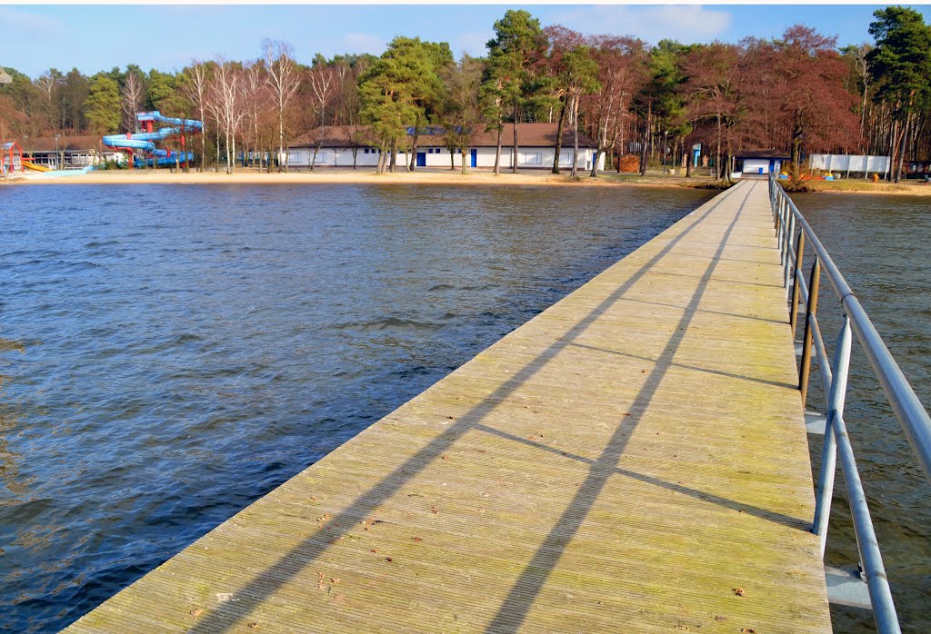 Strandbad Arendsee im Winter by Peter Klähn