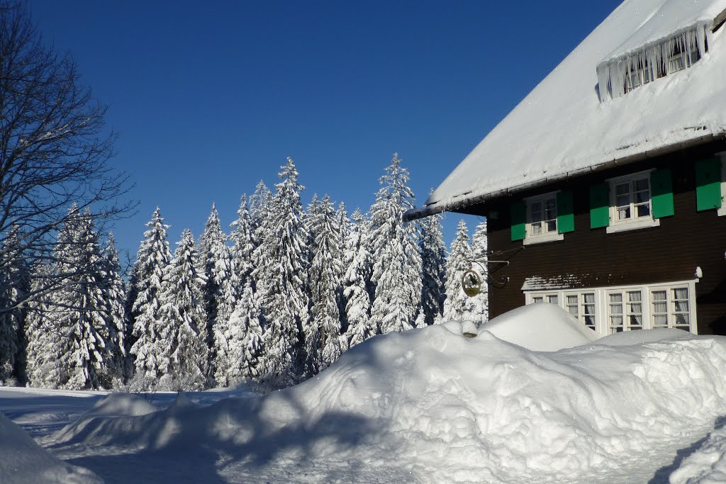 Am eingang Martinskapelle by quellenwirt