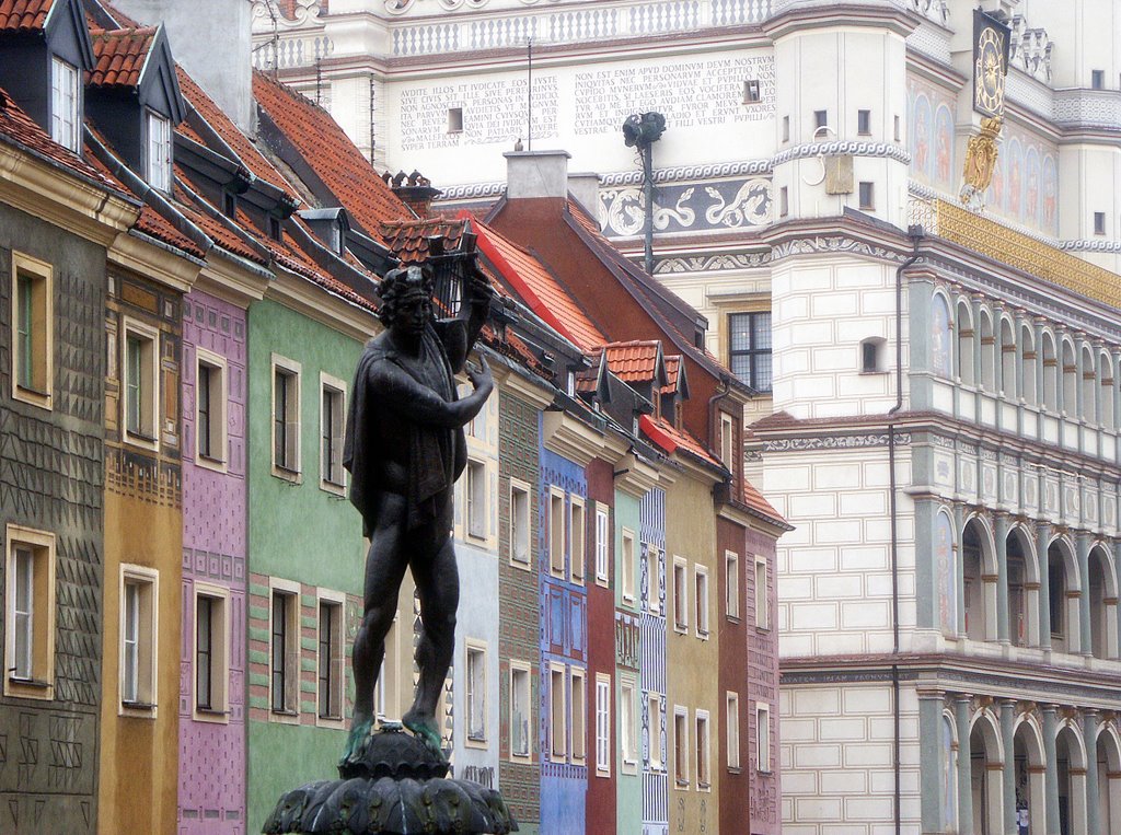 Poznan marktplatz by Gerald Lehmann