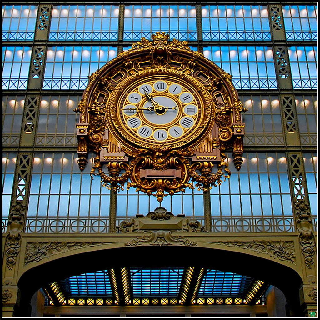 Musée d’Orsay belső csarnoki órája by Járai Andrásné