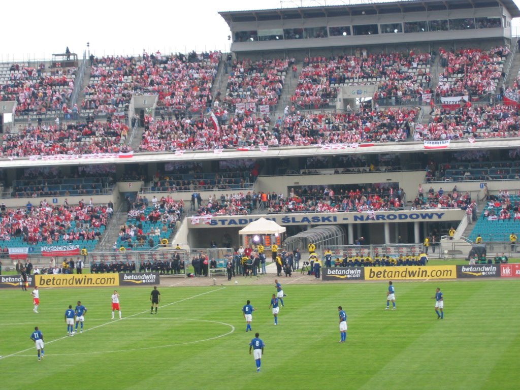 Stadion Śląski, Polska vs Columbia by Michał Galbas