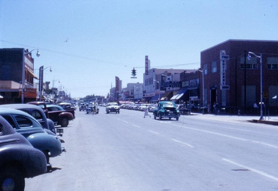 Main Street (Looking South) - 18 SEP 1952 by Kent Hoffman