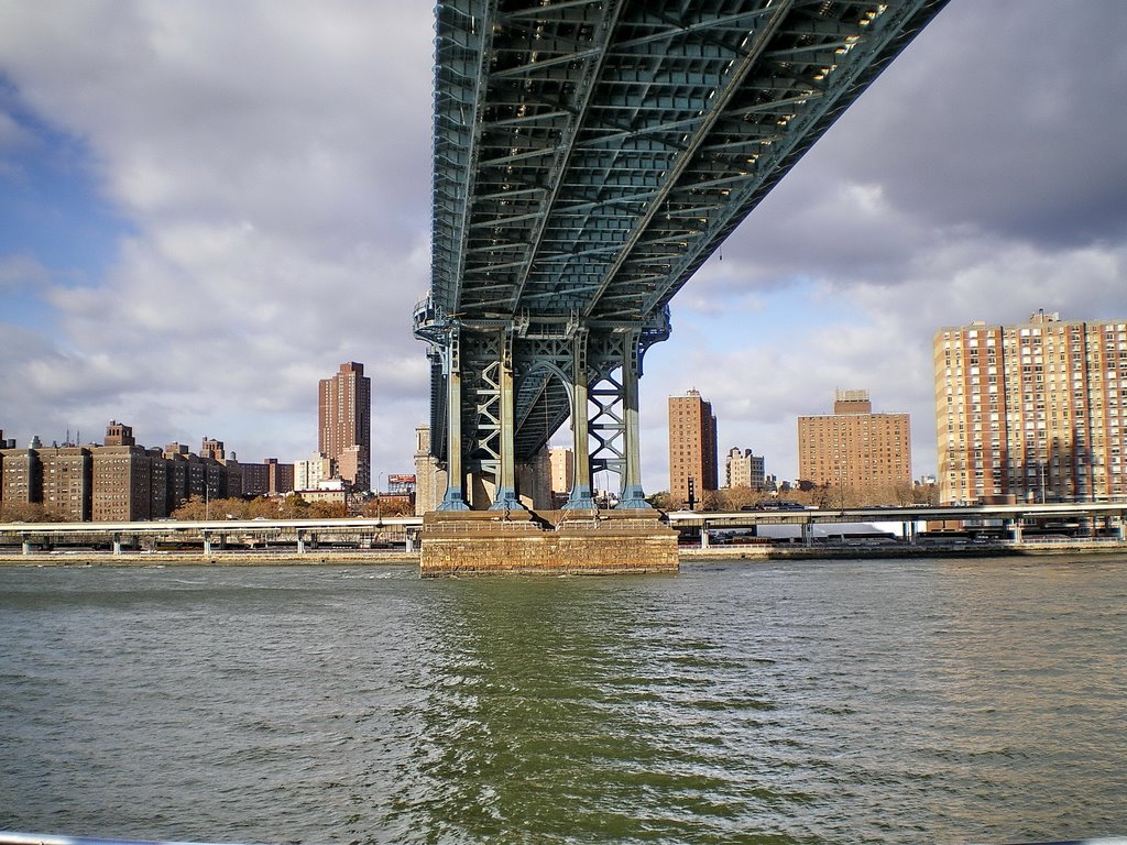 Underneath Manhattan Bridge by Gareth.Stadden