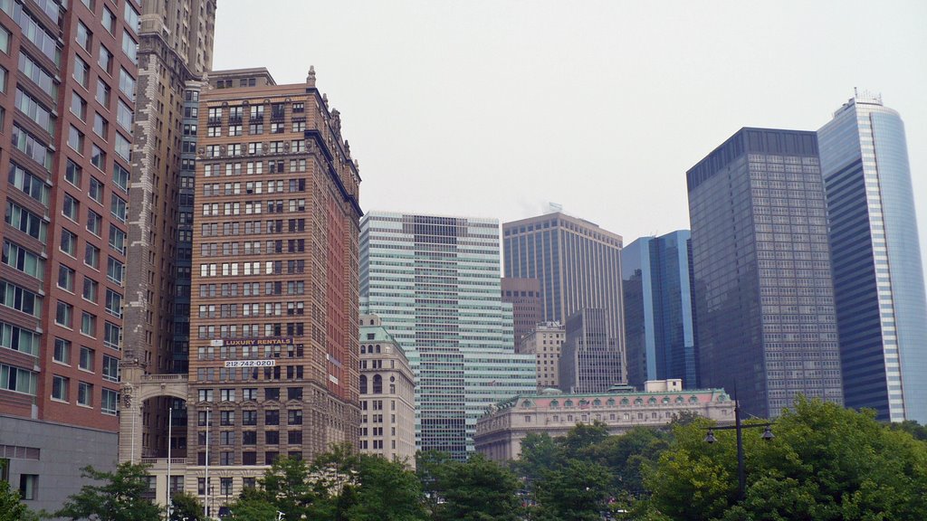 View from Battery Park, New York City by Colin W