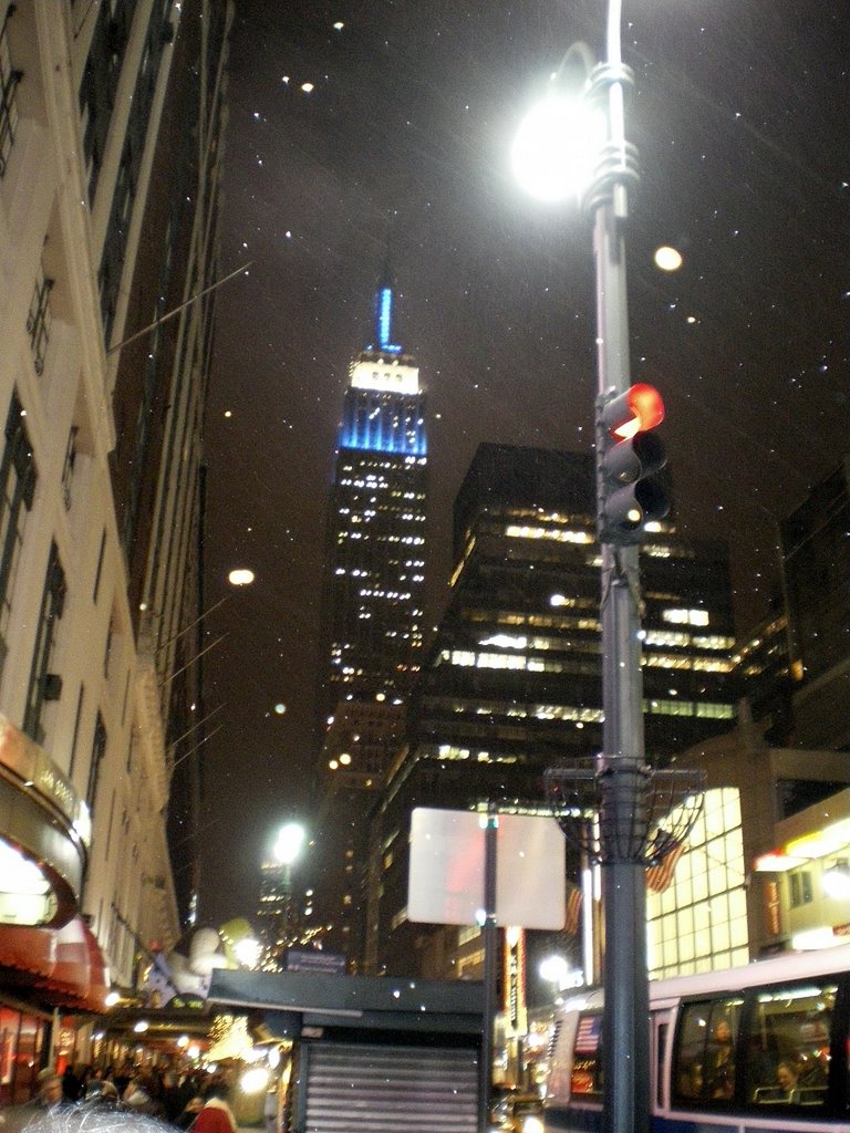 Empire State at night by Gareth.Stadden