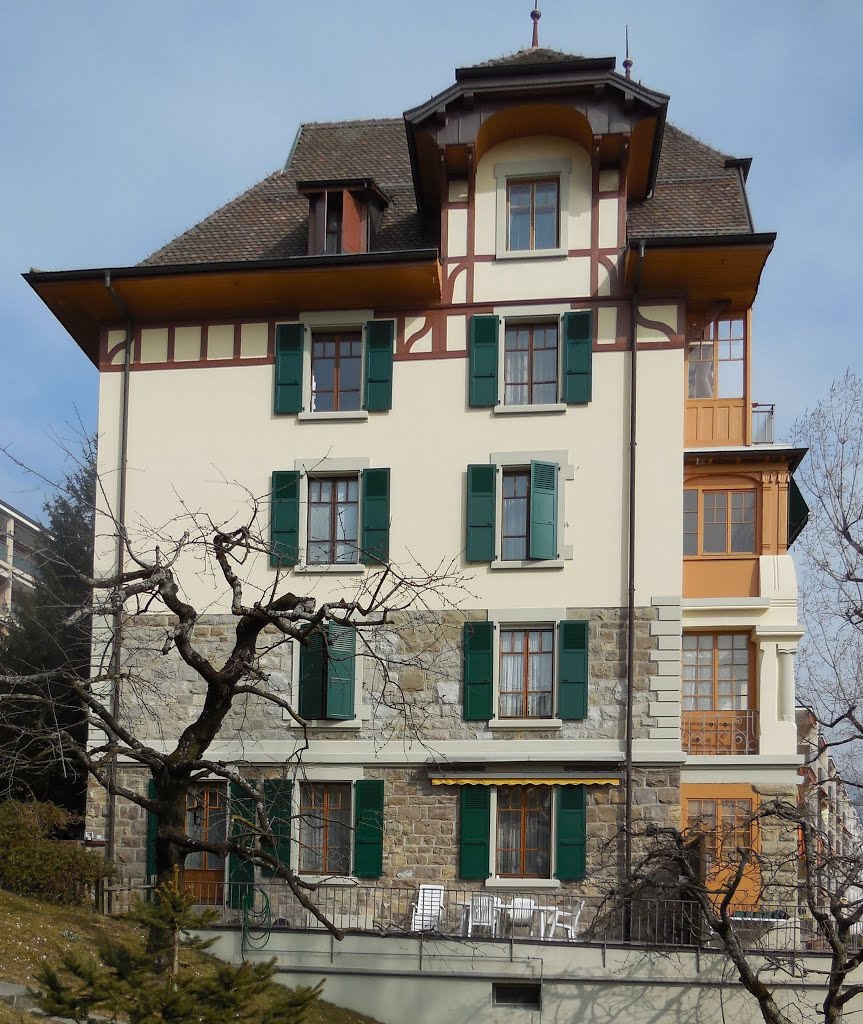 Corsier-sur-Vevey, chemin Vert 27, «Les Agites» (1907) by Jacques Lasserre