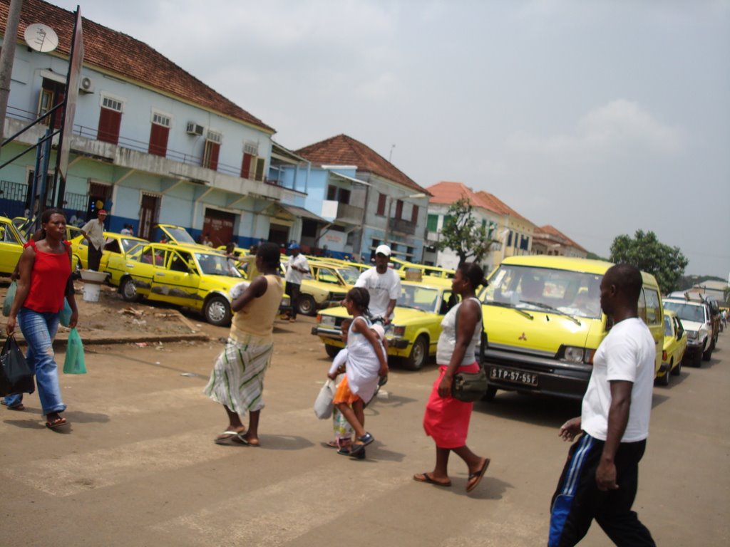 Downtown Sao Tome by Brian Dickerson