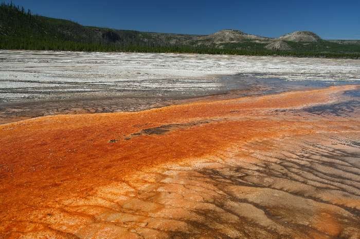 Midway Geyser Basin - Grand Prismatic Spring by Frank Merfort