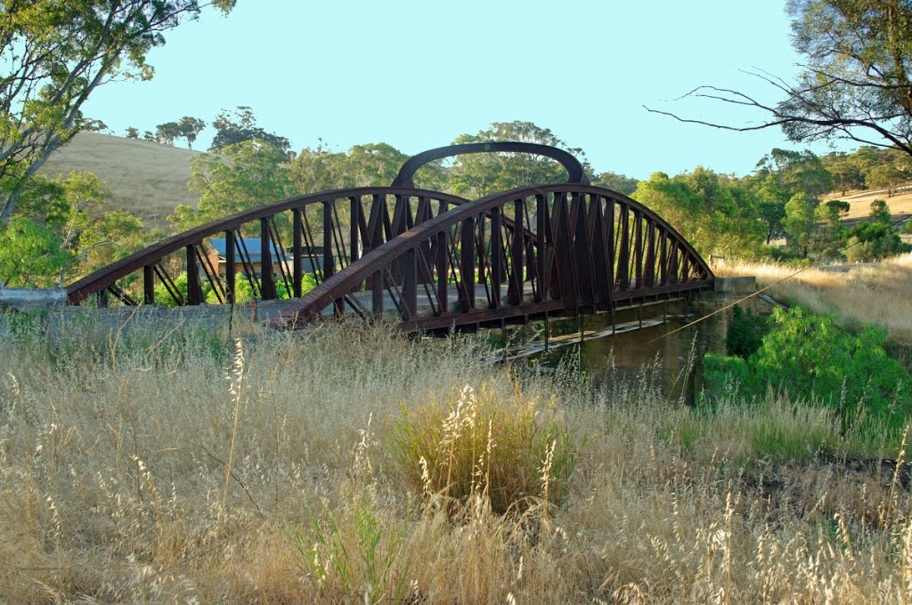 Old Iron Bridge 1879 (J. Hooker, Adelaide), Old Main North Road, Undalya, 2 December 2012 by ilmar v