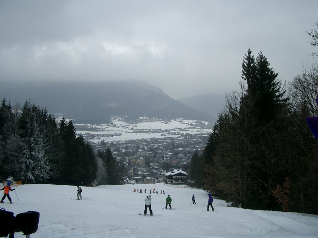 St. Johann, Skiing cloudy day by zamorano4525