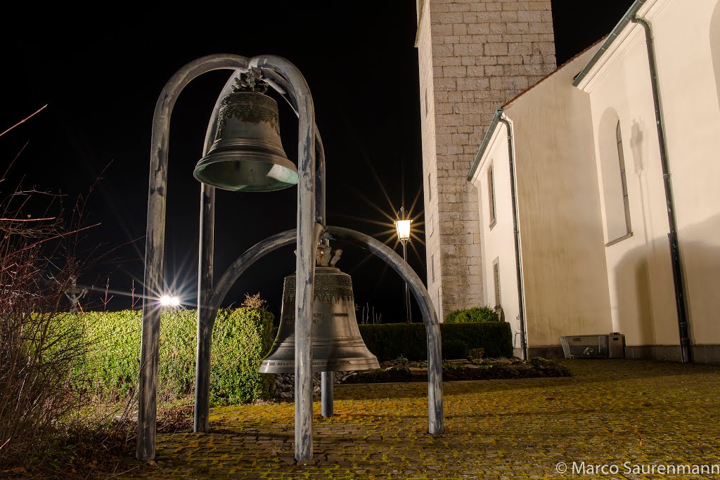 Glocken vor Katholischer Kirche in Würenlingen by marco.sa