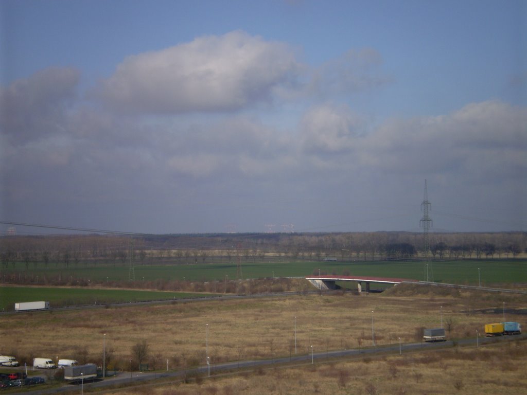 Brücke über die A10 by Jürgen Schnabel