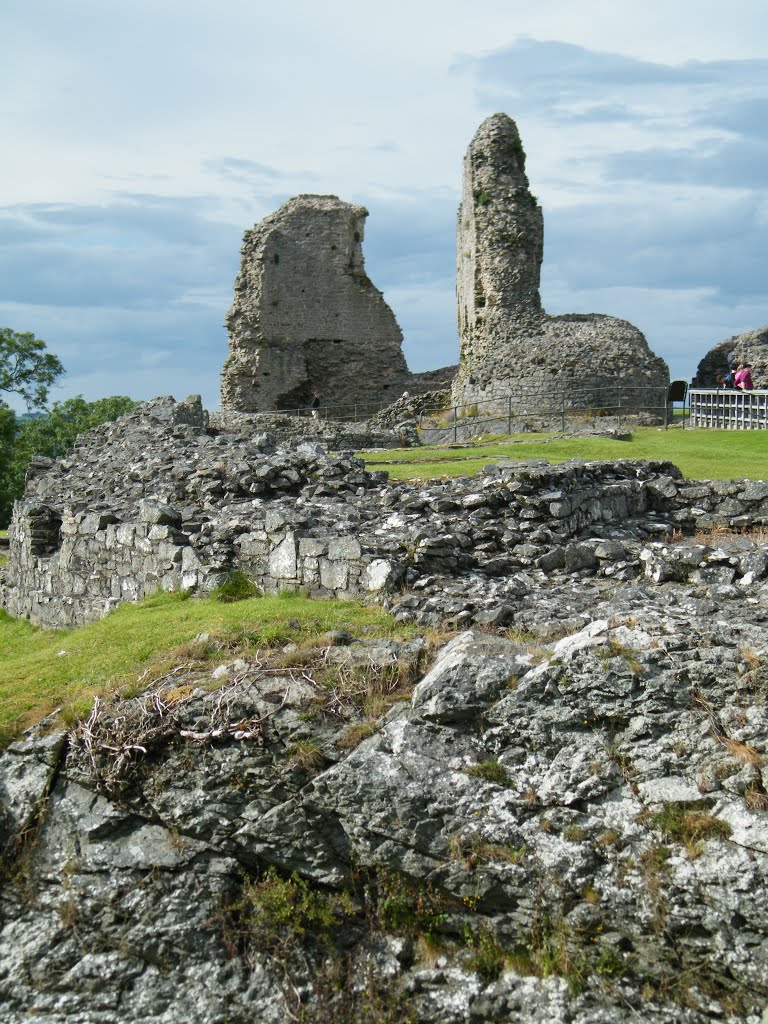 Interesting ruin - Montgomery Castle by Karen Price