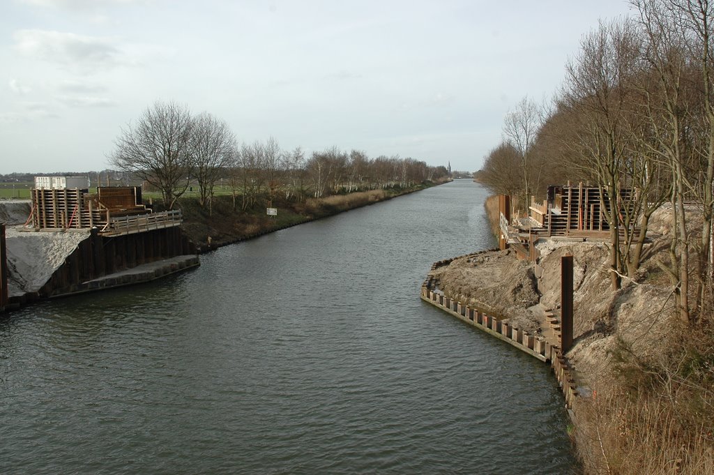 Aanbouw nieuwe Schoorbrug 02-03-2008 by Jan Meeuws