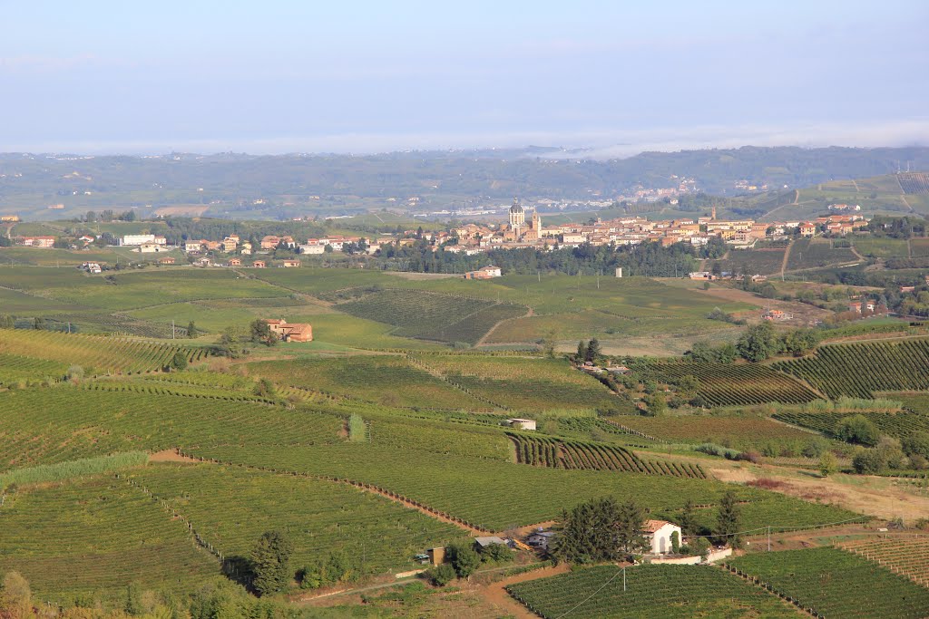 View from the Alice Bel Colle by Guntars Mednis