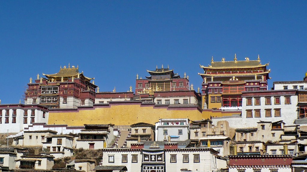 Songzanlin Monastery, Shangri-La, China by Colin W