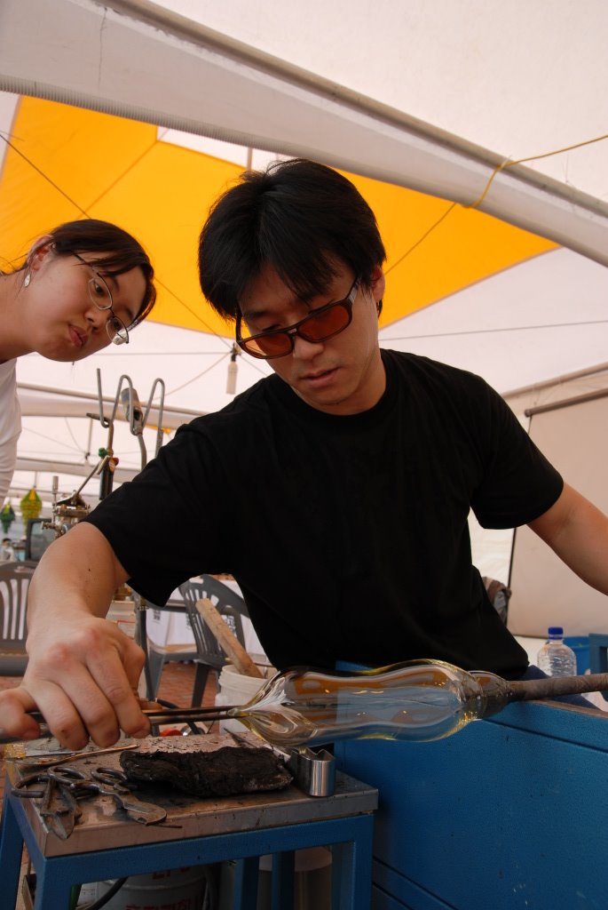 The 1st World DJ Festival // Hot Glass Show - 국민대 유리공예 (축제마을) by 김경예