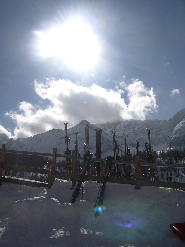 Sonnenuntergang auf der Ehrwalder Alm by shadowbiker11