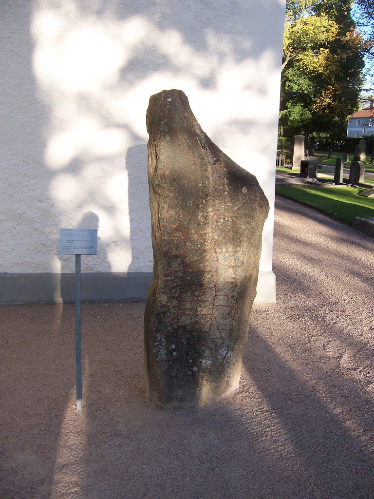 Runestone at Vetlanda church (Vetlanda, Sweden) by bio2935c