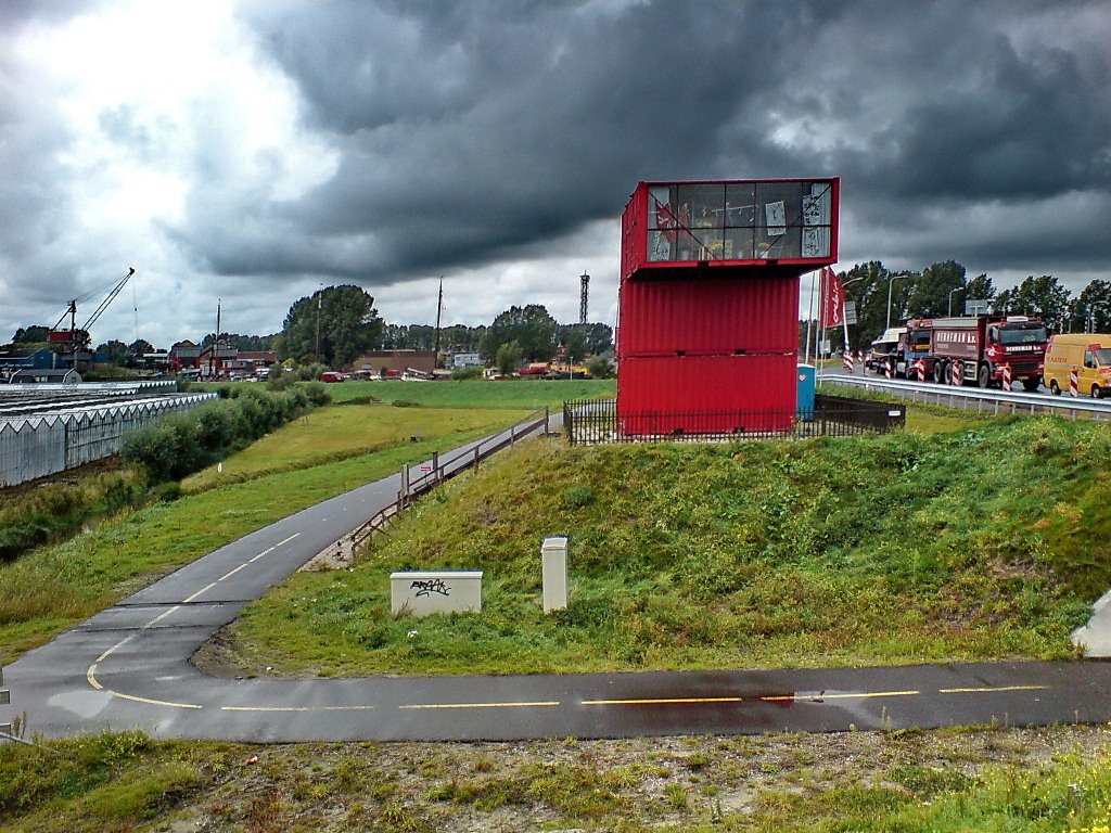 Container Art North Holland outside Alkmaar 1 by Gareth.Stadden