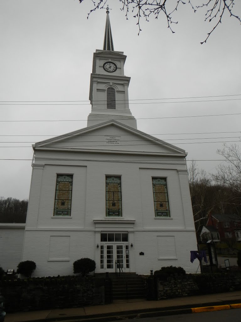 First Presbyterian Church. circa, 1850.. National Register of Historic Places. by nevelo