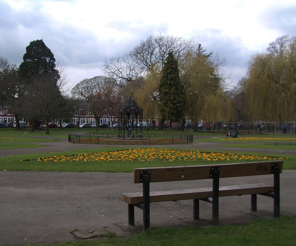 Victoria Park Cardiff in Spring by Juliet Cullen