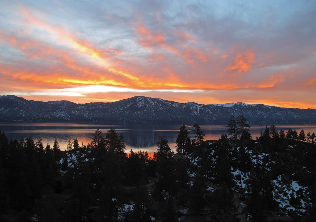 Lake Tahoe Sunrise by Eric D Myers