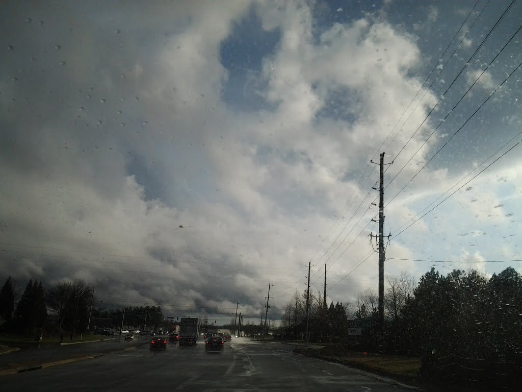 Storm Over Gwinnett County, GA by PowerPoleScaleModeler