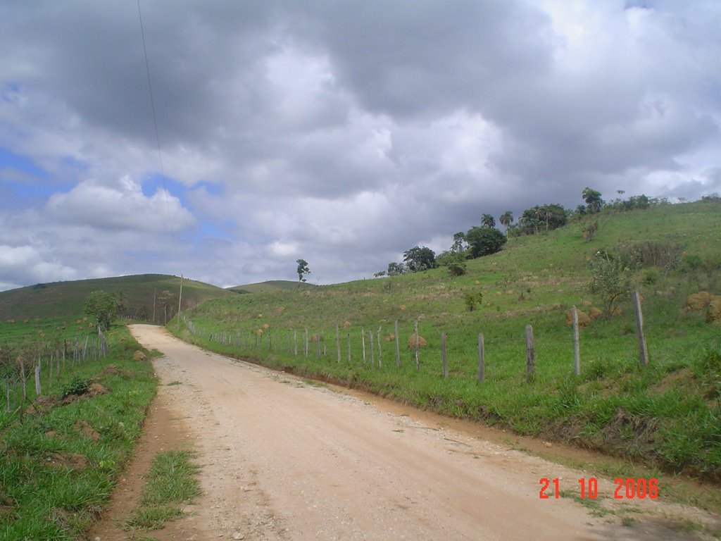 Vista da Estrada do Paratei - Zona Rural de Jacareí - SP by toninhochaves