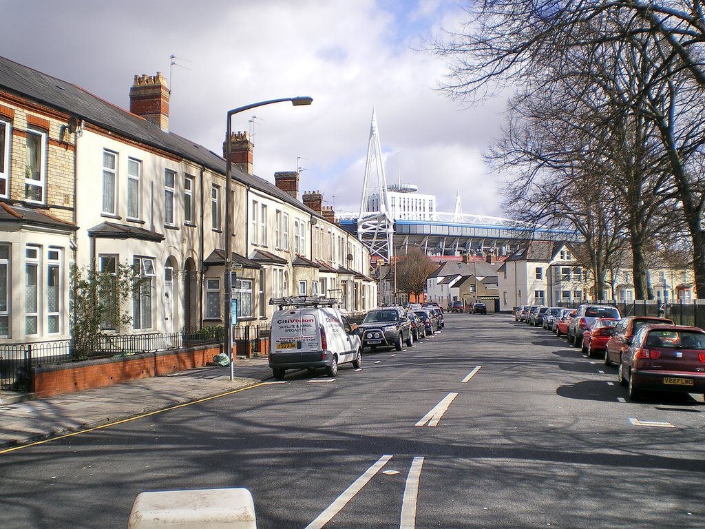 Millenium Stadium from Despenser st by Gareth.Stadden