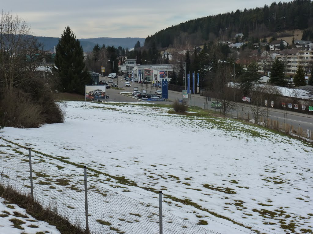 Letzter Schnee bei der Einfahrt nach Tuttlingen by urmele