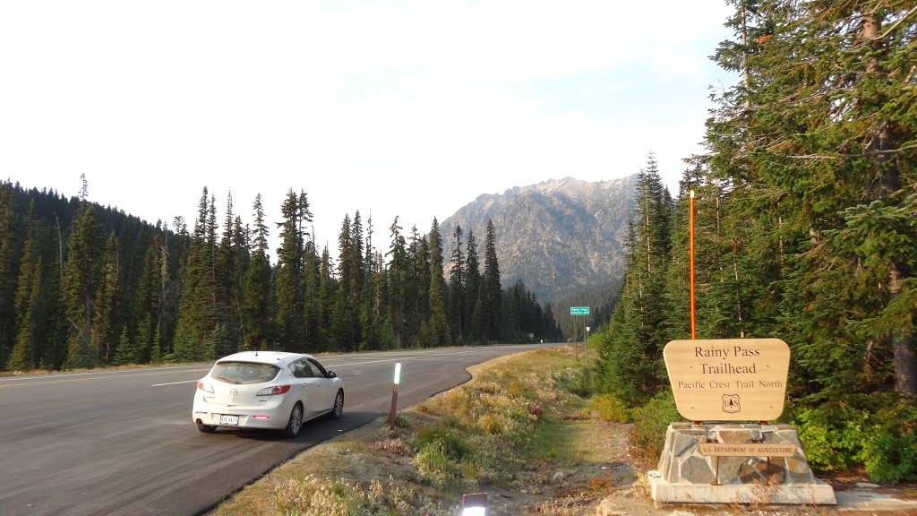 Rainy Pass Trailhead, Pacific Crest Trail, North Cascades Highway, WA by chfstew