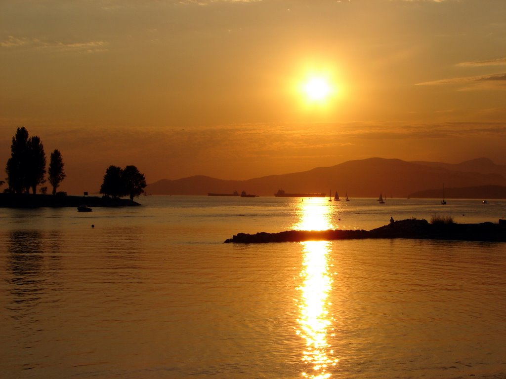 Beautiful landscape near english bay by daeg