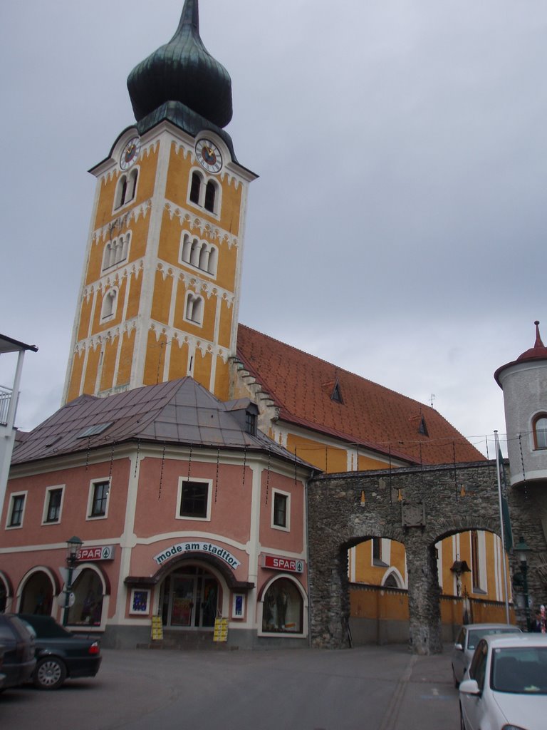 Schladming Kirche by Lucie Wrzosová