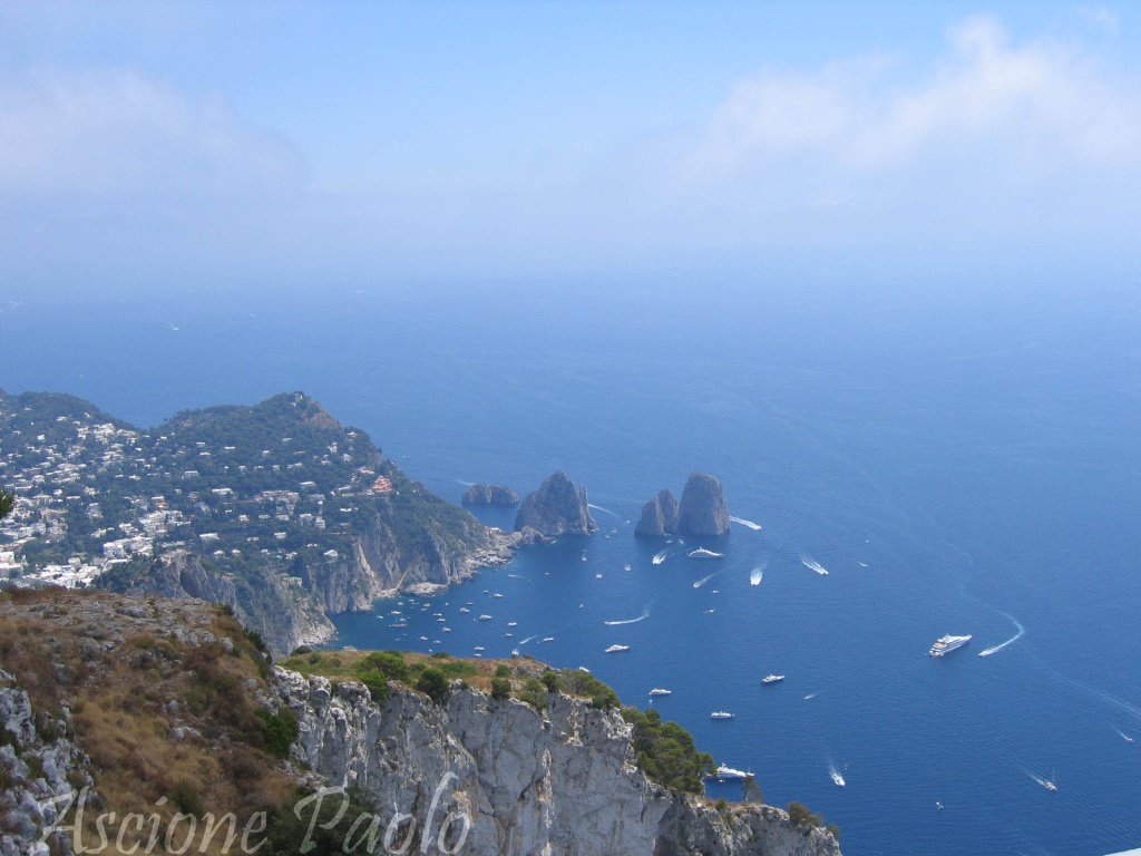 Capri- i faraglioni by Ascione Paolo