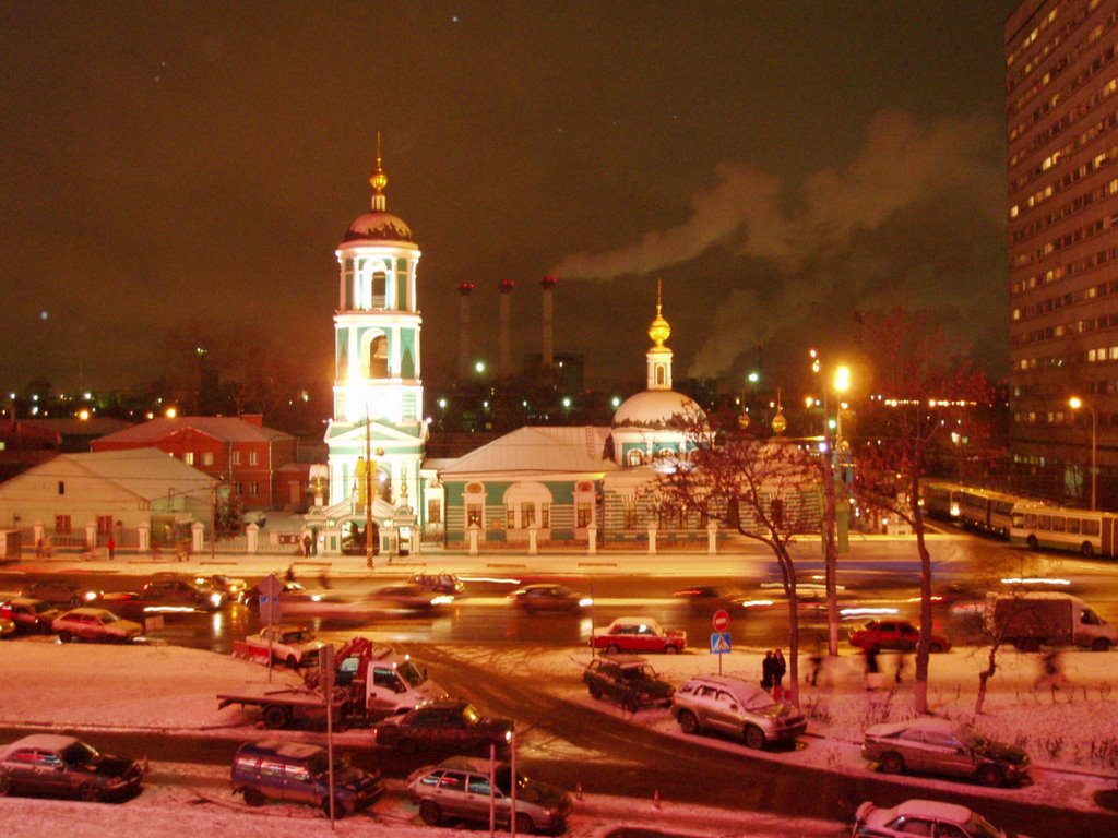 Храм Живоначальной Троицы в Карачарове. (Moscow. The Saint Trinity church in Karacharovo.) by SuperAleks