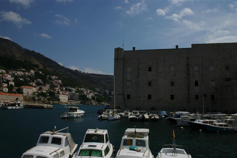 Marina in Old town dubrovnik by Morten Smalby