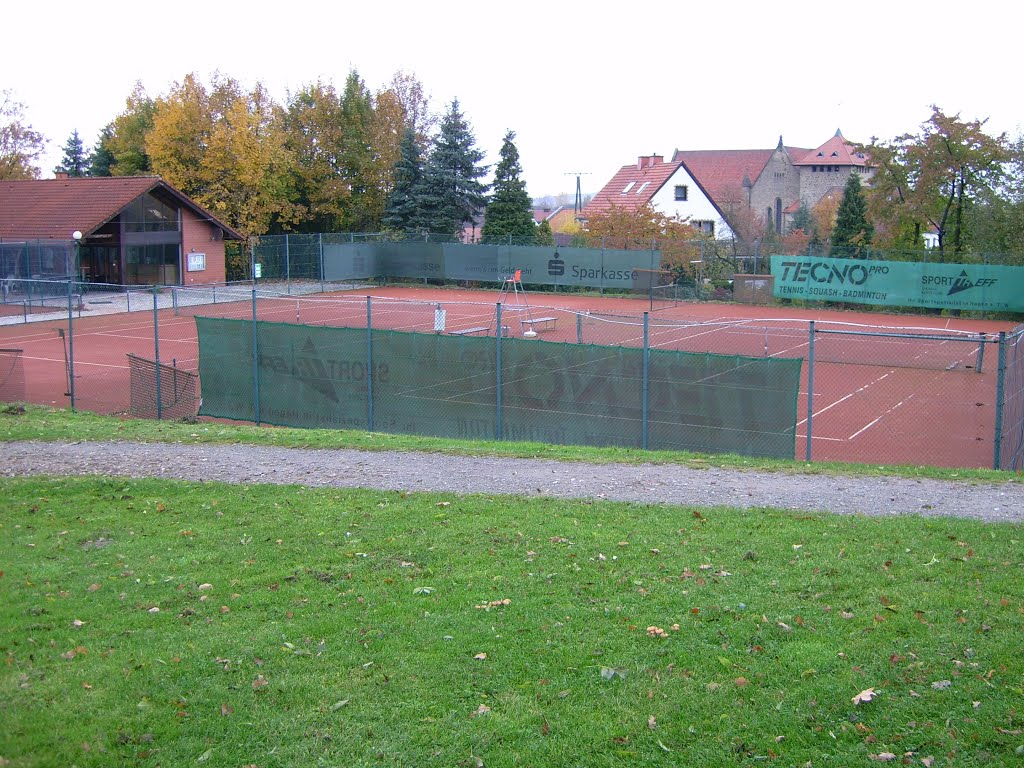 Am Tennisplatz by C. Rüger