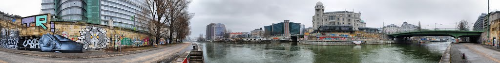 360° Panorama - Wien - Donaukanal by © Sonny☼PanoRam