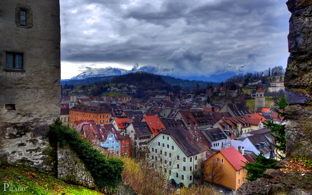 Feldkirch, Blick vom Schattenburg ¦ pilago by pilago