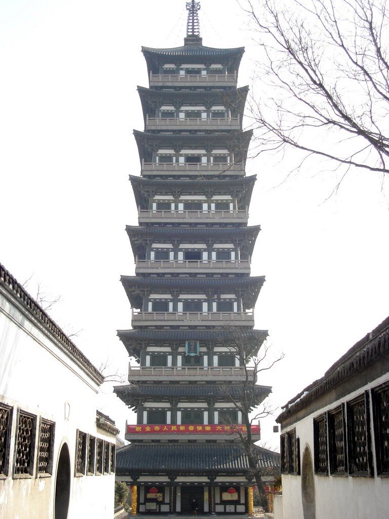 大明寺栖灵塔 An Antique Pagoda in Yangzhou by ahbbwzf