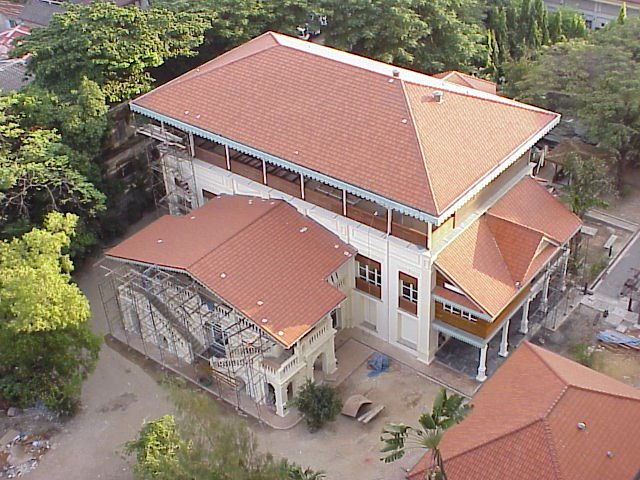 The French Embassy as seen from the 14th floor of The Oriental by Watcharee