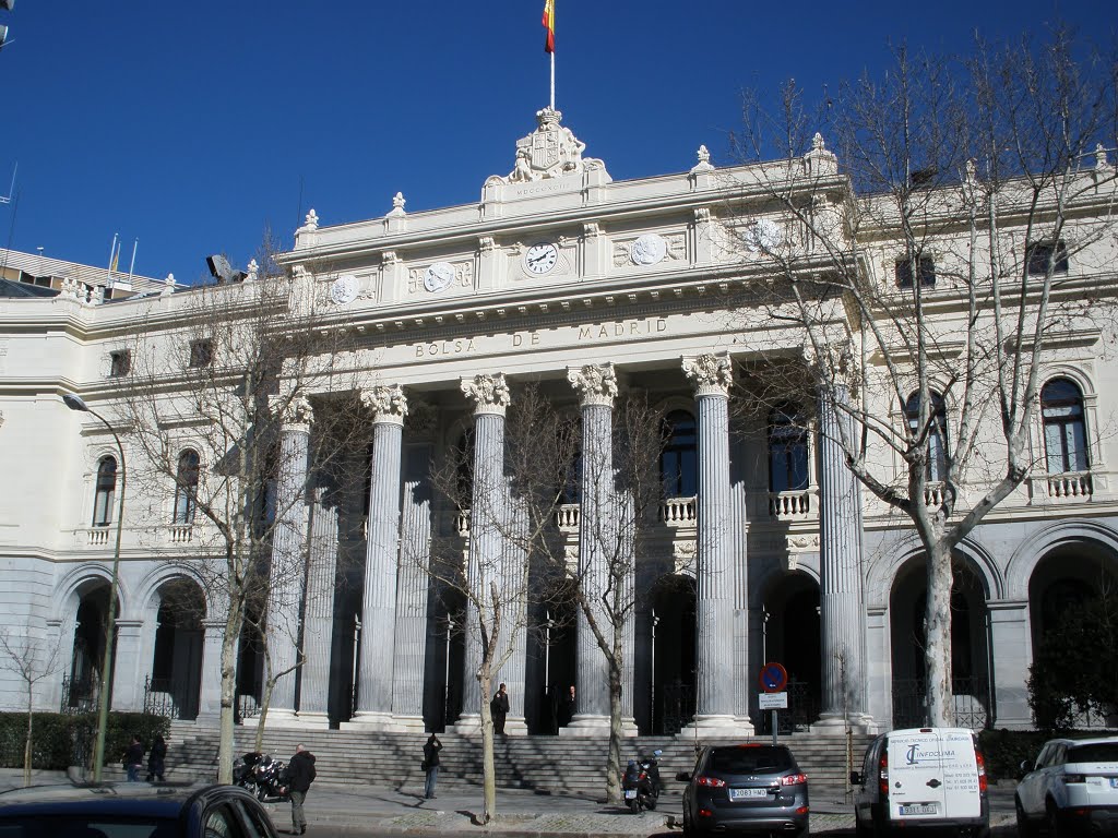 Bolsa de Madrid. Arq: Enrique María Repullés y Vargas. 1893. Plaza de la Lealtad by nunila77