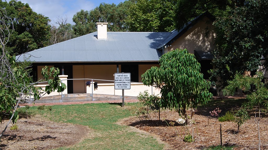 Fairford House, established around mid-1840s by Phaedrus Fleurieu