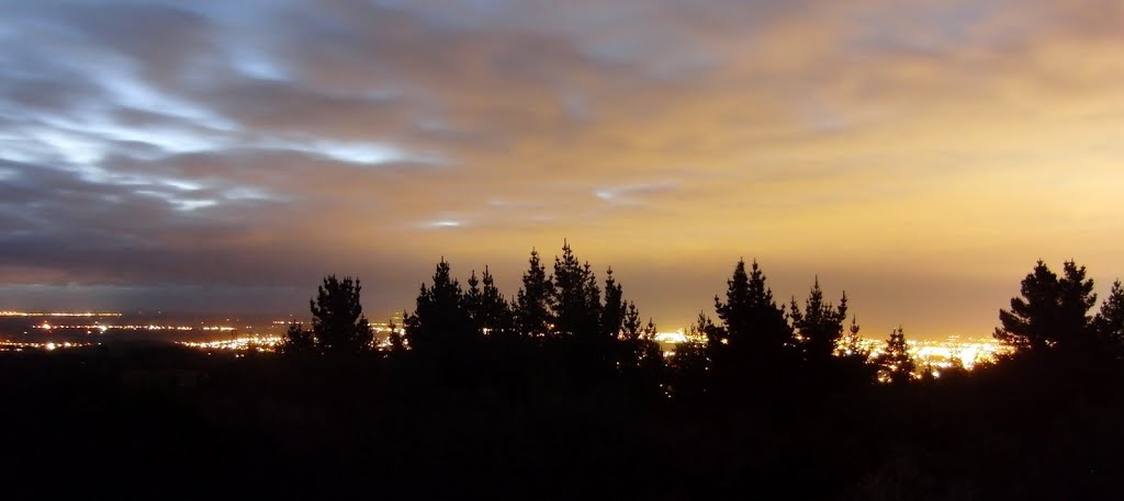 Night lights of Christchurch by Steffen Ruoff